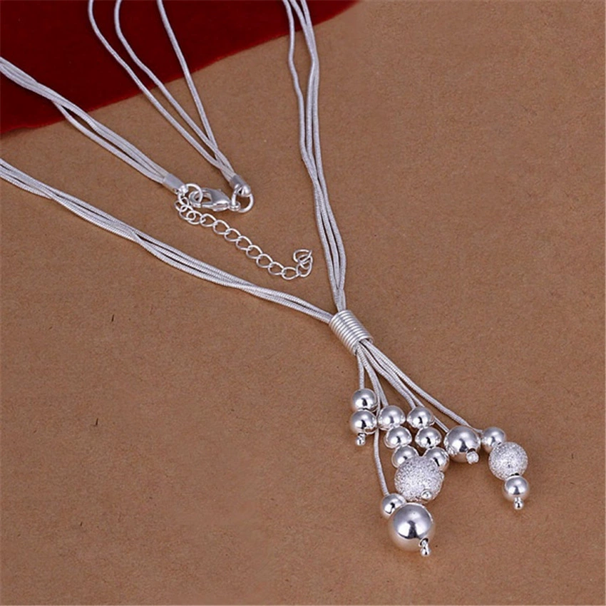 Серебряное украшение, ожерелье и серьги из жемчуга, комплект