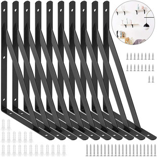 Factory Direct supply triangle bracket bracket Wall support rack storage load-bearing rack hardware iron wood bracket