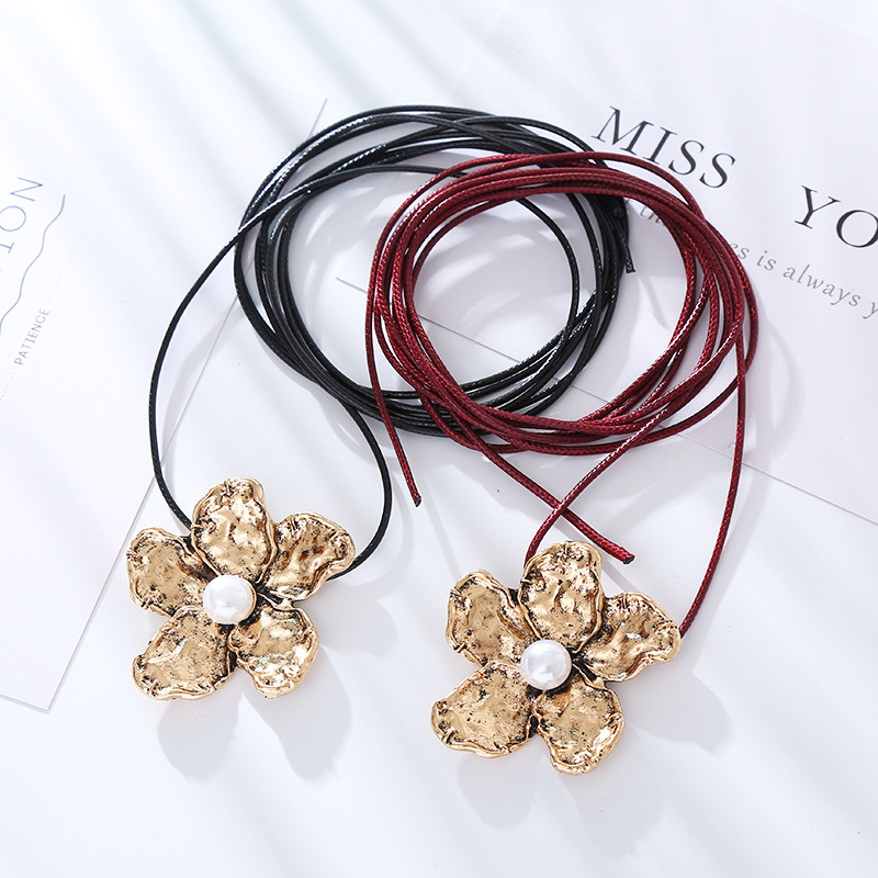 Alloy Pendant Material Choker Classification Exaggerated Heart Shape Alloy Copper Choker Wholesale