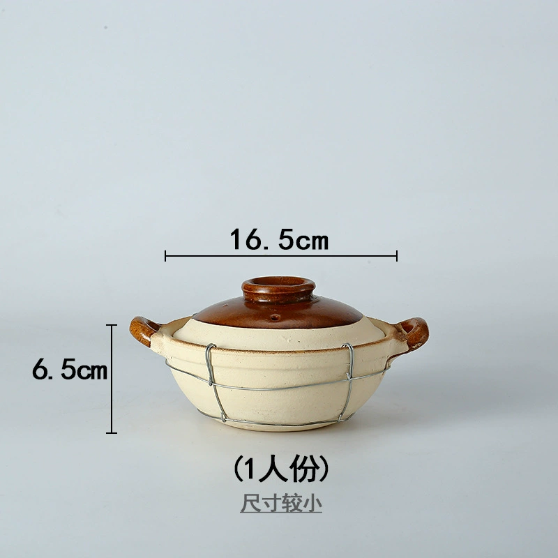 Оригинальная храмовая кастрюля с крышкой Pot Pot Potal Rice Rice Rice Tradition Traditional Infinitive Pot Cooker Желтая курица рис Cascus Кашка каша Отель Профессиональная кастрюля