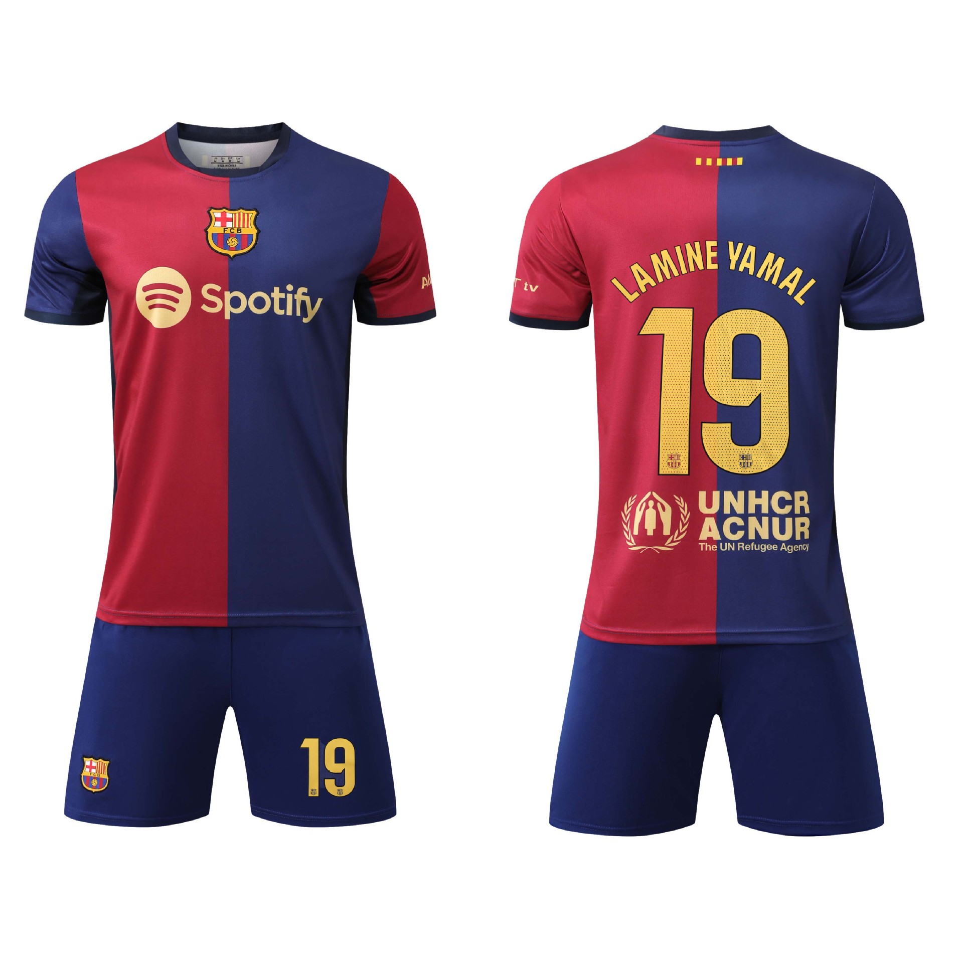 Traje de camiseta de fútbol con número Miami Crescent Neymar Riad C Roman City Harland