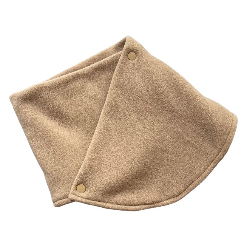 Autumn and winter polar fleece scarf high-grade warm collar men's and women's new scarf fleece-lined double-layer thickened cervical support
