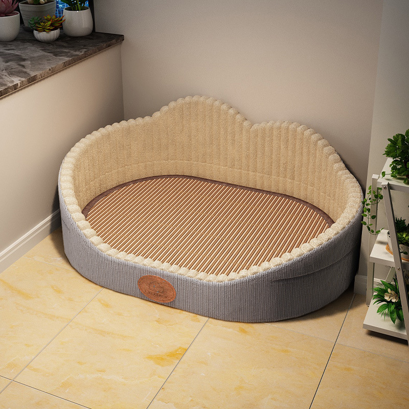 Dog Bed for All Seasons, Removable and Washable Pet Bed for Small Dogs, Summer Mat for Small Dogs Like Teddy, Corgi, Bichon