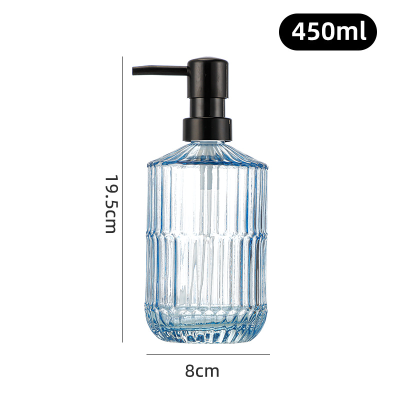 450ml; cabeza de bomba azul + negro