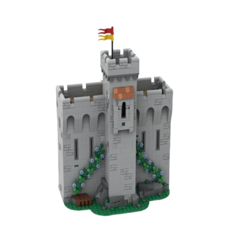 Castle Building Blocks Set - Modular Model For Creative Play_voghion.com