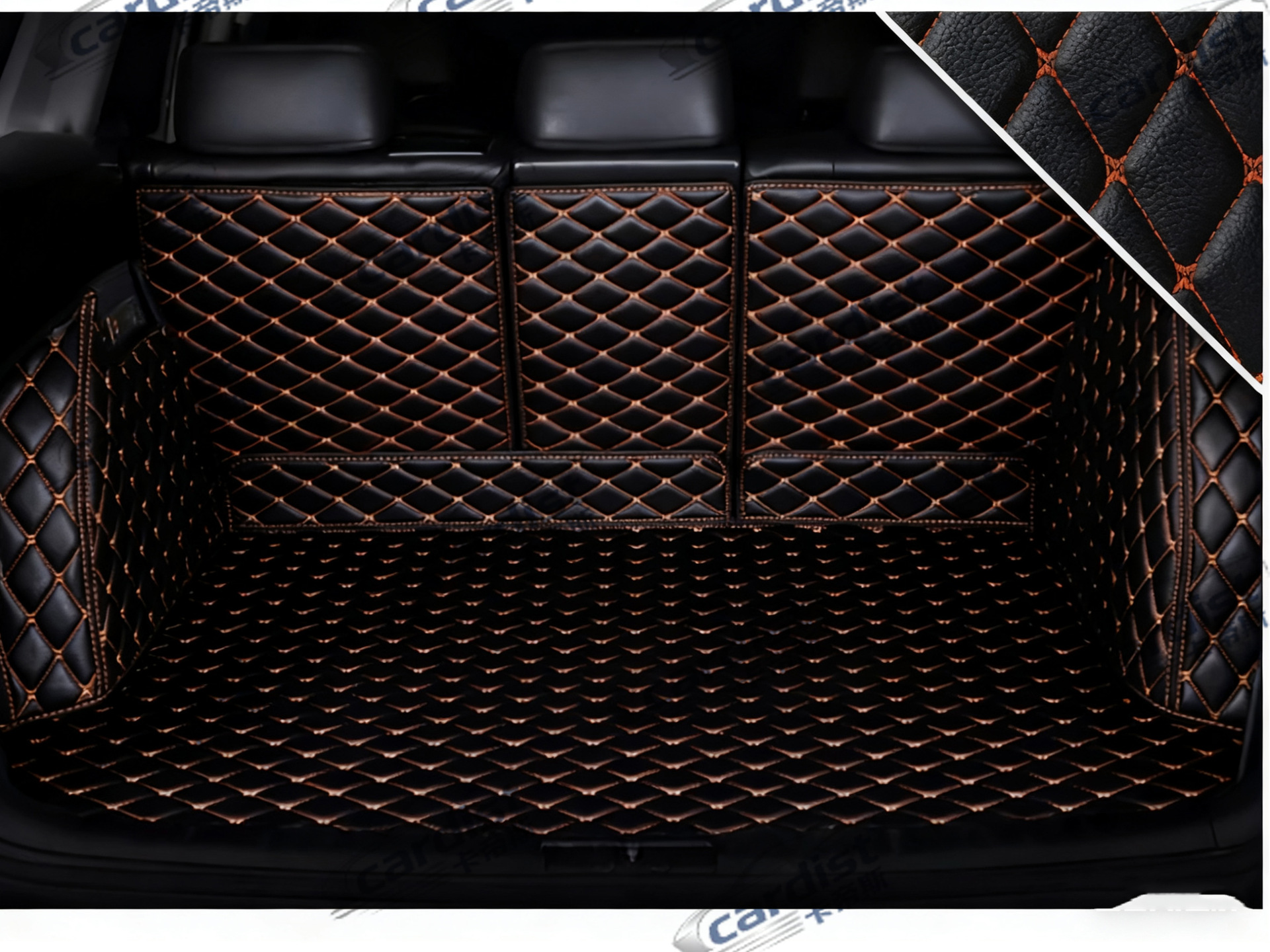 Catist/High-Quality Leather Full-Cover Car Trunk Mat Cross-Border