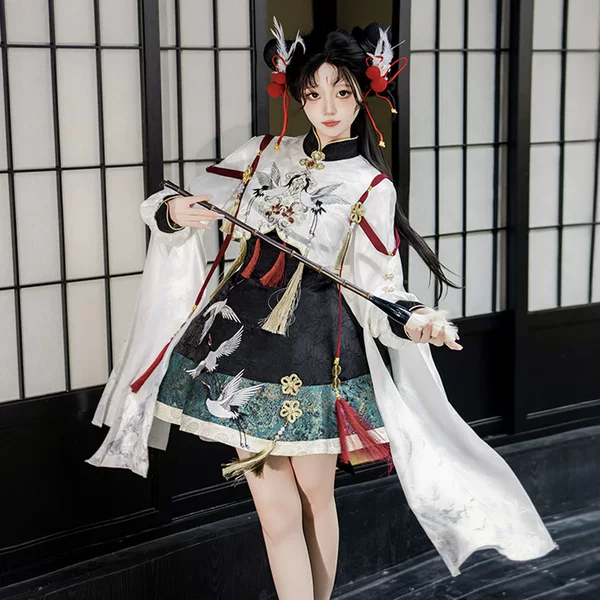 2026 Yimengge Original Design: Chinese Style Improved Han Elements Women's Outerwear Dress Set 9782