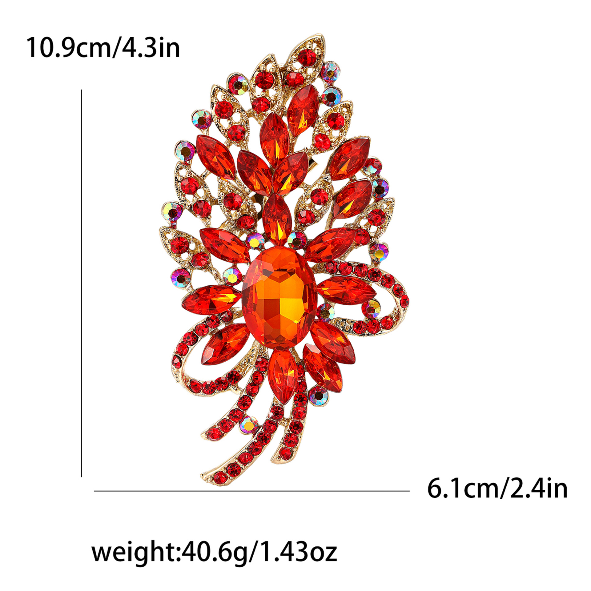 Broche para mujer, chapado en oro, plata y bronce, esmalte de perlas y cristales, diseño de mariposa, flor, cisne y copo de nieve, broche vintage hecho a mano para abrigo, bufanda, vestido, diario_voghion.com