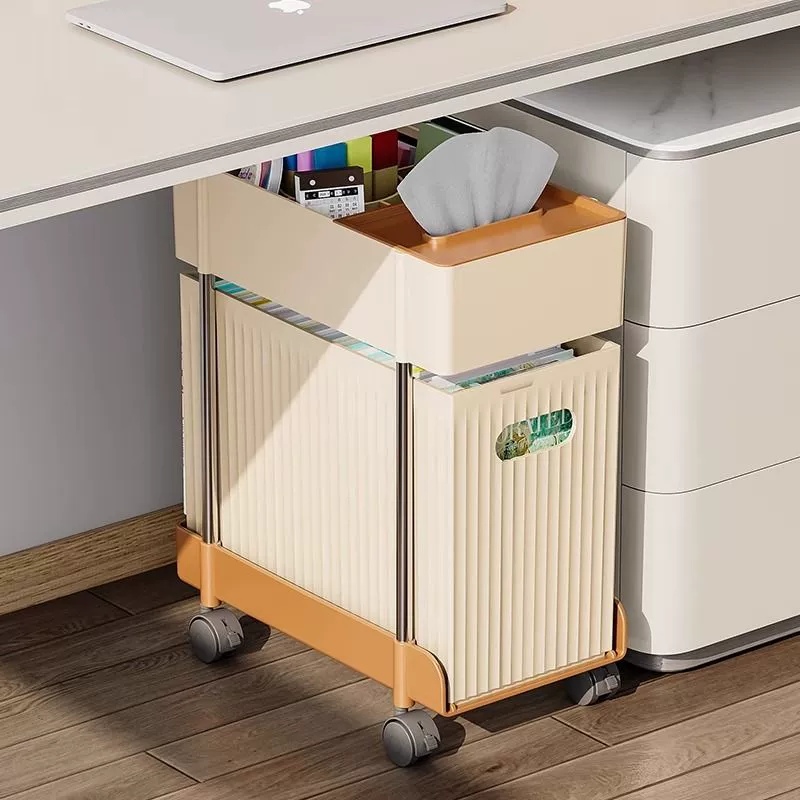 Офисный шкаф для хранения под столом, многослойный ящик на колесиках для студенческого общежития, книги, канцелярские принадлежности, закуски, стеллаж для хранения игрушек