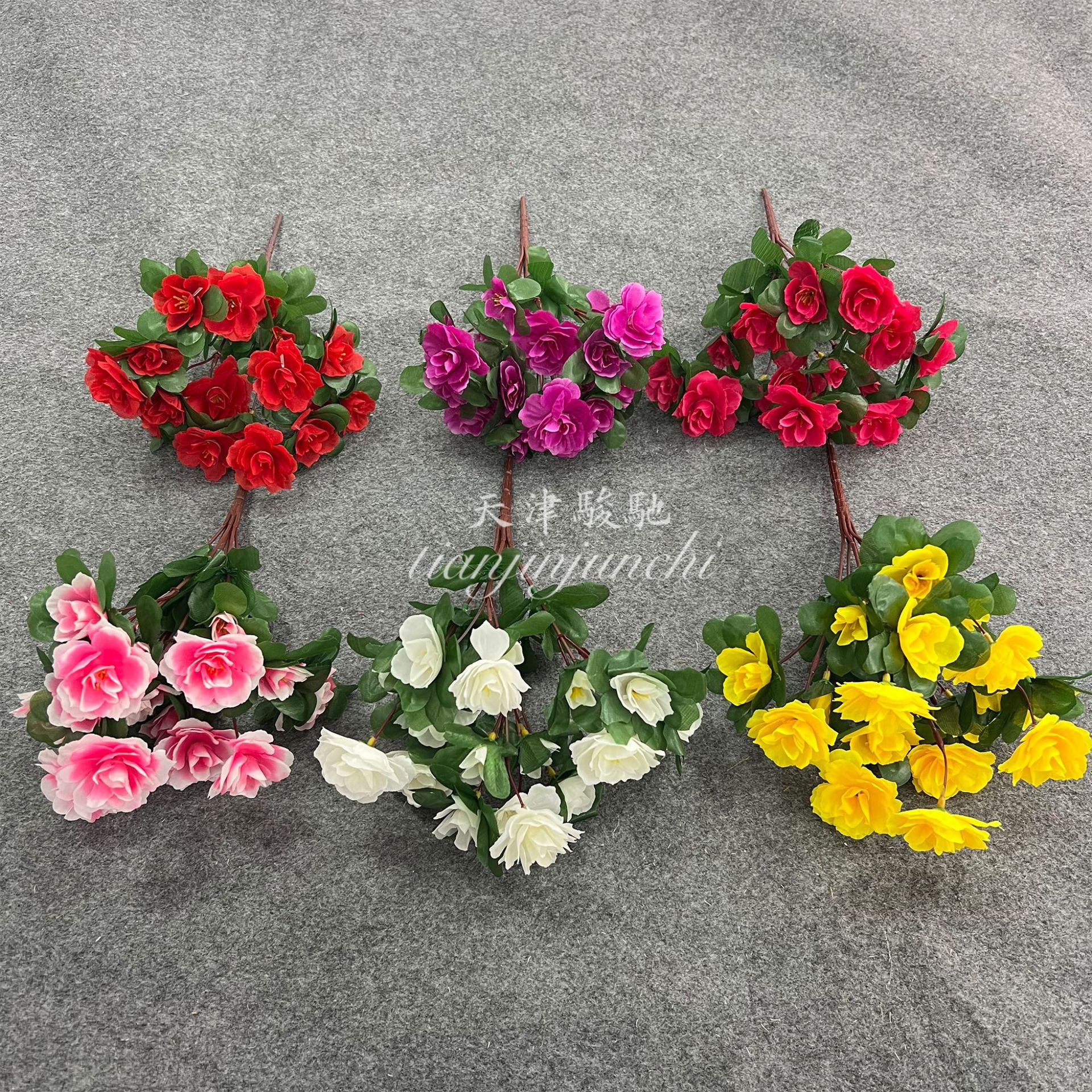 Simulation azalea azalea azalea simulation flower engineering decoration flower bed gardening engineering shopping mall real estate fake flowers wholesale
