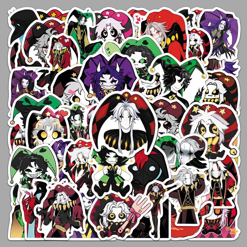 50 pieces of Freak Circus stickers, horror game The Freak Circus Piero waterproof decorative stickers 50 pieces of Freak Circus stickers, horror game The Freak Circus Piero waterproof decorative stickers