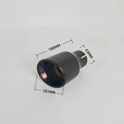tip black car decorative – Exhaust pipe - 02-5105h10163