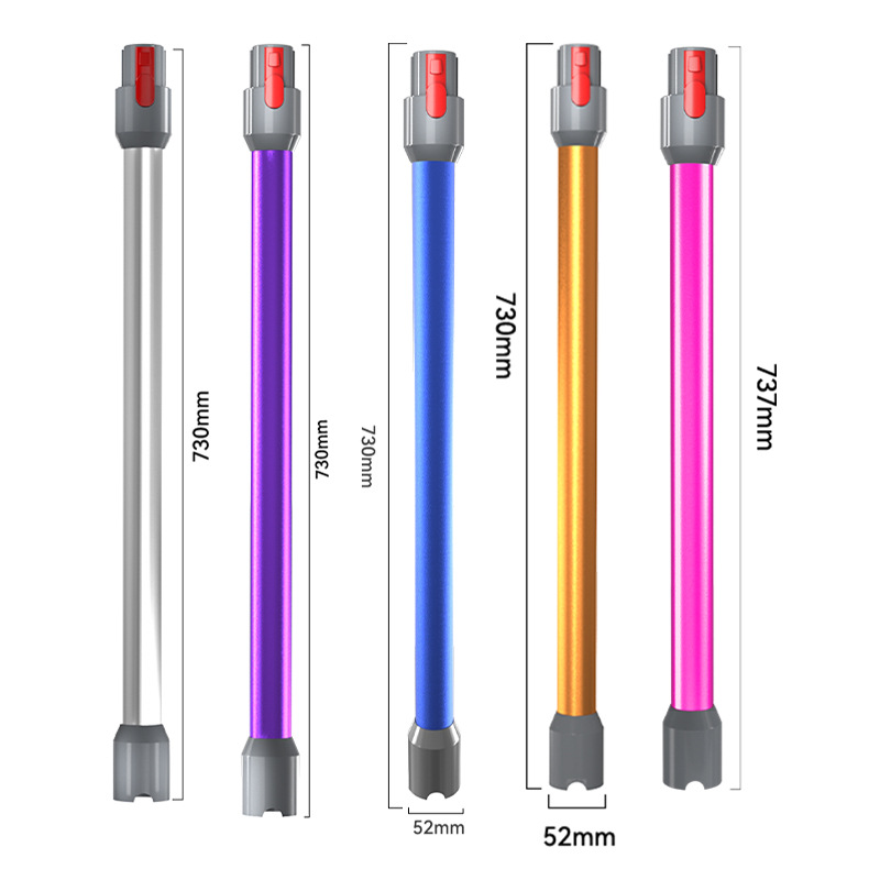 Accesorios de limpiador de metal de tubo recto para varilla de extensión V6V7V8V10V11V12slim