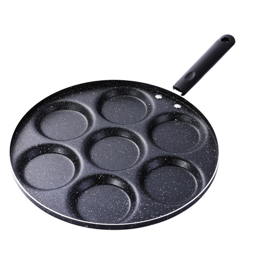 Porous breakfast omelette pan medical stone pan waffle baking pan pancake pan non-stick children's food supplement pan