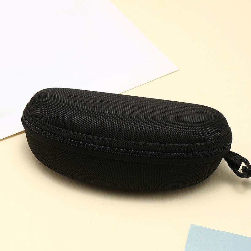 厂家批发眼镜盒大号太阳镜墨镜收纳盒EVA牛津布拉链眼镜盒可印字
