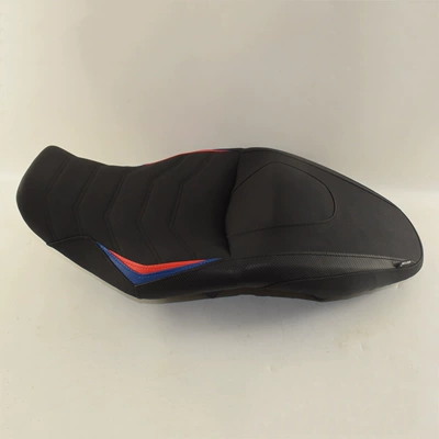 Motorcycle cushion Motorcycle Integrated Seat Cushion, Front - thickened-20mm-red-and-blue-edge-strips