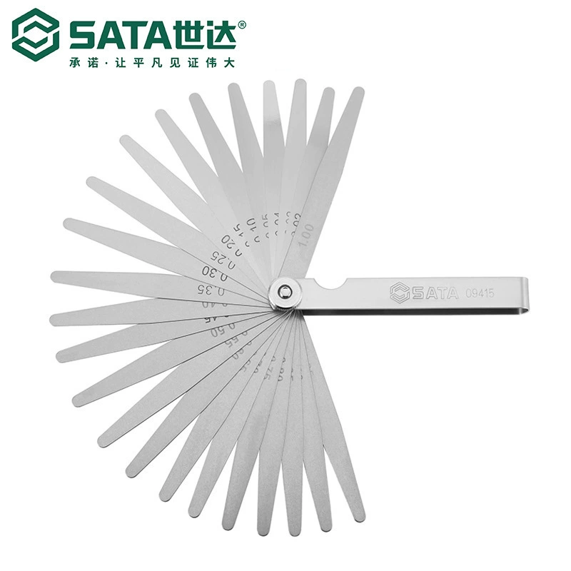 Sata/Shida Hardware Tools Измерительные инструменты Набор из 23/32 предметов Метрический и дюймовый высокоточный щуп 09415/09416