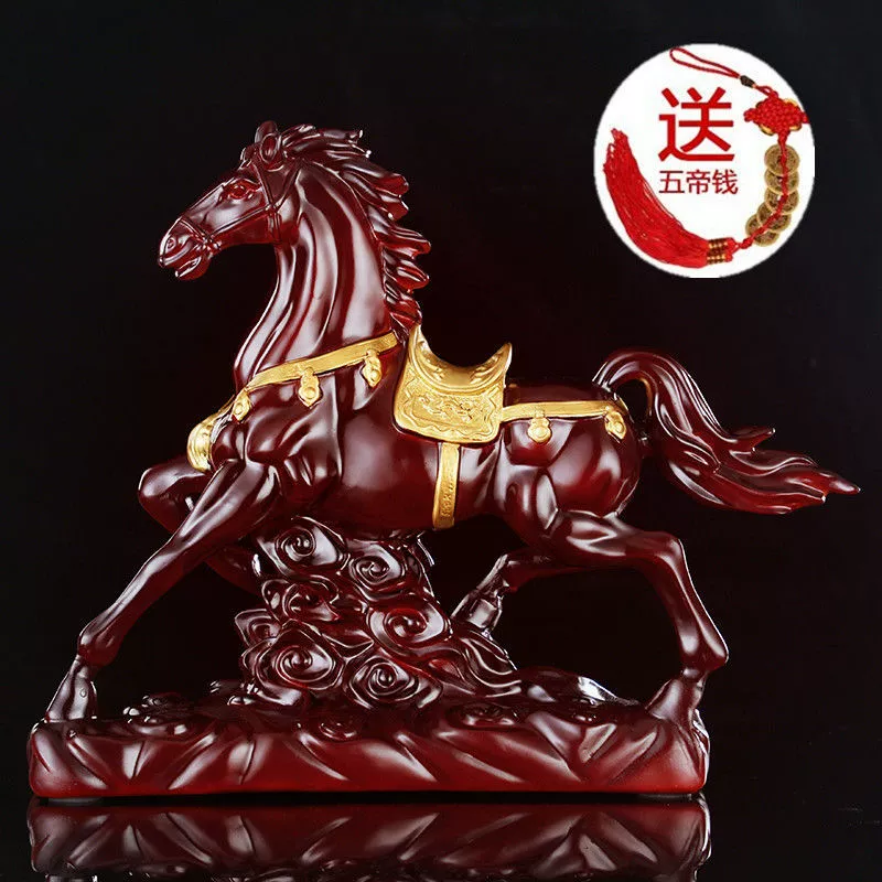Украшения для счастливых лошадей, украшения для дома, гостиной, винных шкафов, украшения для рабочего стола в офисе, подарки и поделки для открытия компании.
