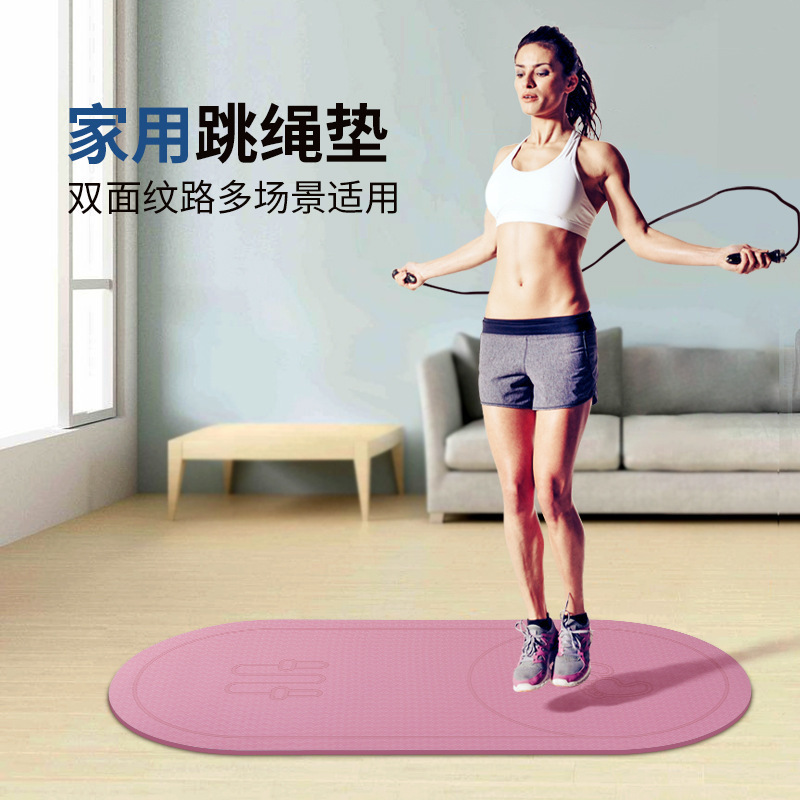 Cojín de salto de cuerda TPE insonorizado amortiguador doméstico plegable interior silencioso acondicionamiento físico deportivo yoga materna fábrica al por mayor