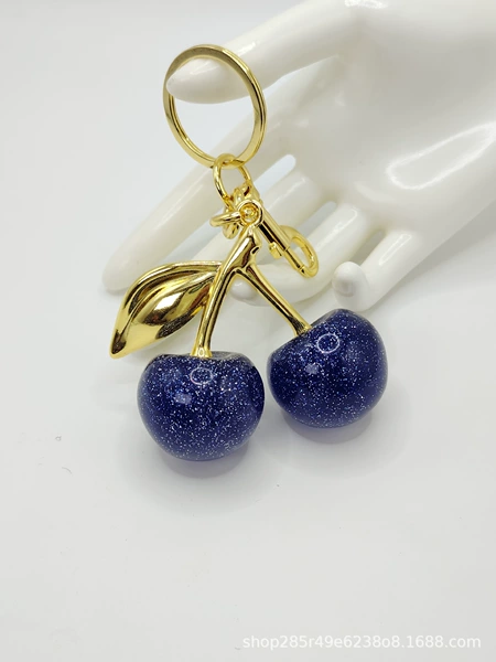 K gold (3.2CM cherry) dark blue