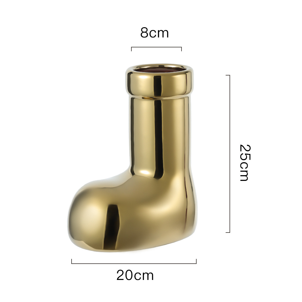 도금 골드 신발