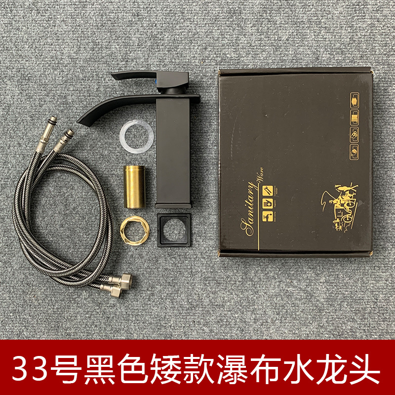 Grifo de Lavabo de Acero Inoxidable, Doble Función de Agua Fría y Caliente, para Lavabo de Baño, Encimera de Baño