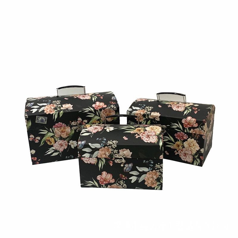 奥力派  复古花纹  大海盗 套三 鲜花礼盒 花盒 伴手礼盒