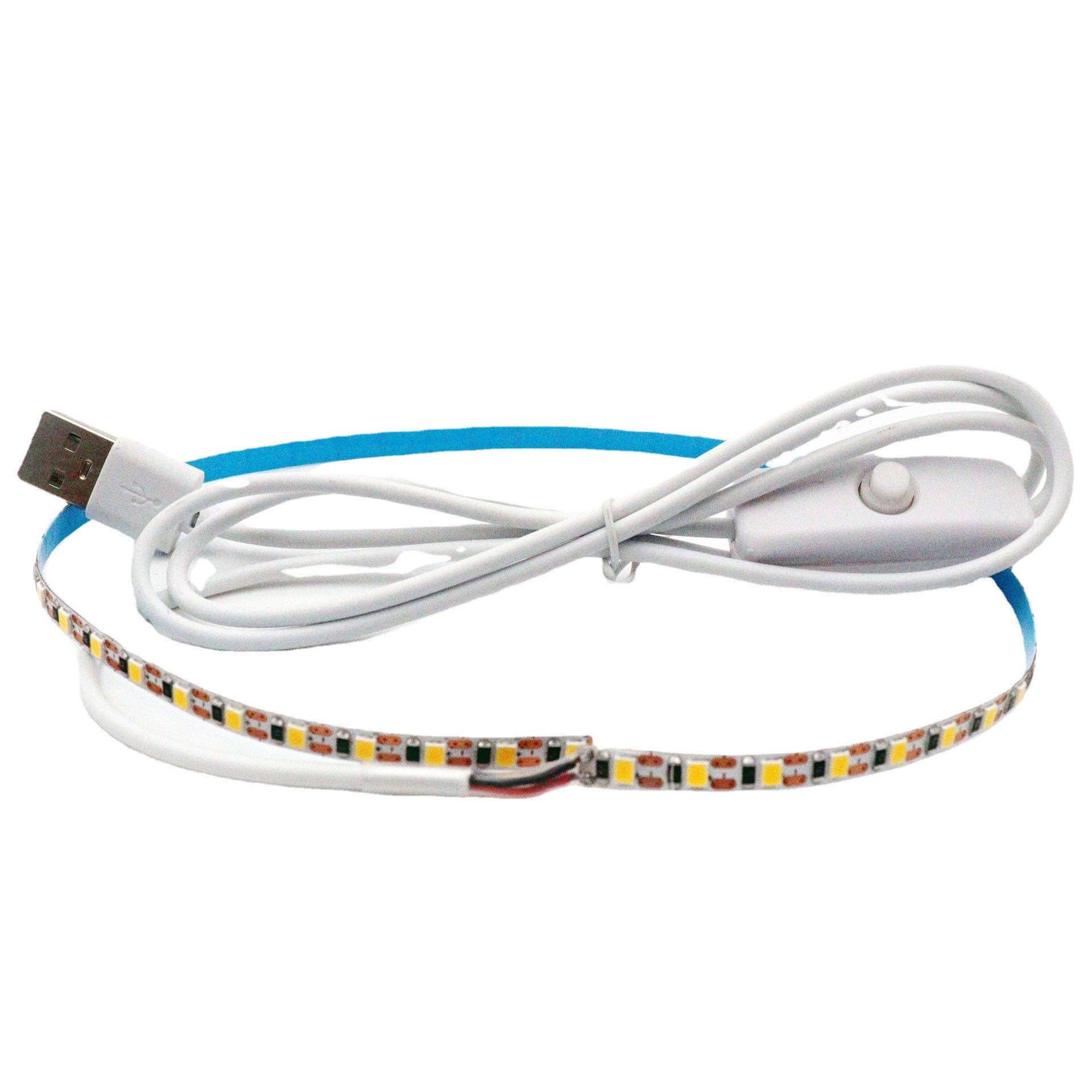 USB 스위치 라이트 바 5V2835 60 조명 120 조명 USB 스위치 라이트 바 선물 장식 실속 야간 시장 조명