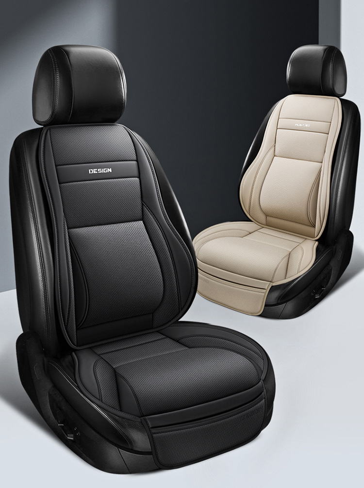 New Car Seat Cushion with Leg Rest, Universal for All Seasons, Comfortable, Cool and Breathable, Universal with Lumbar Support, Cross-Border Single Seat Hot Sale