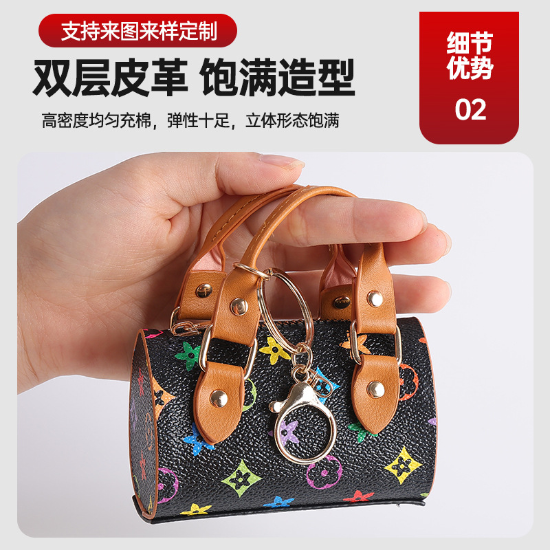 Mini bolso, colgante, bolso de muñeca, bolso de almohada, bolso de auriculares, bolso de identificación, bolso de cambio lindo, colgante universal