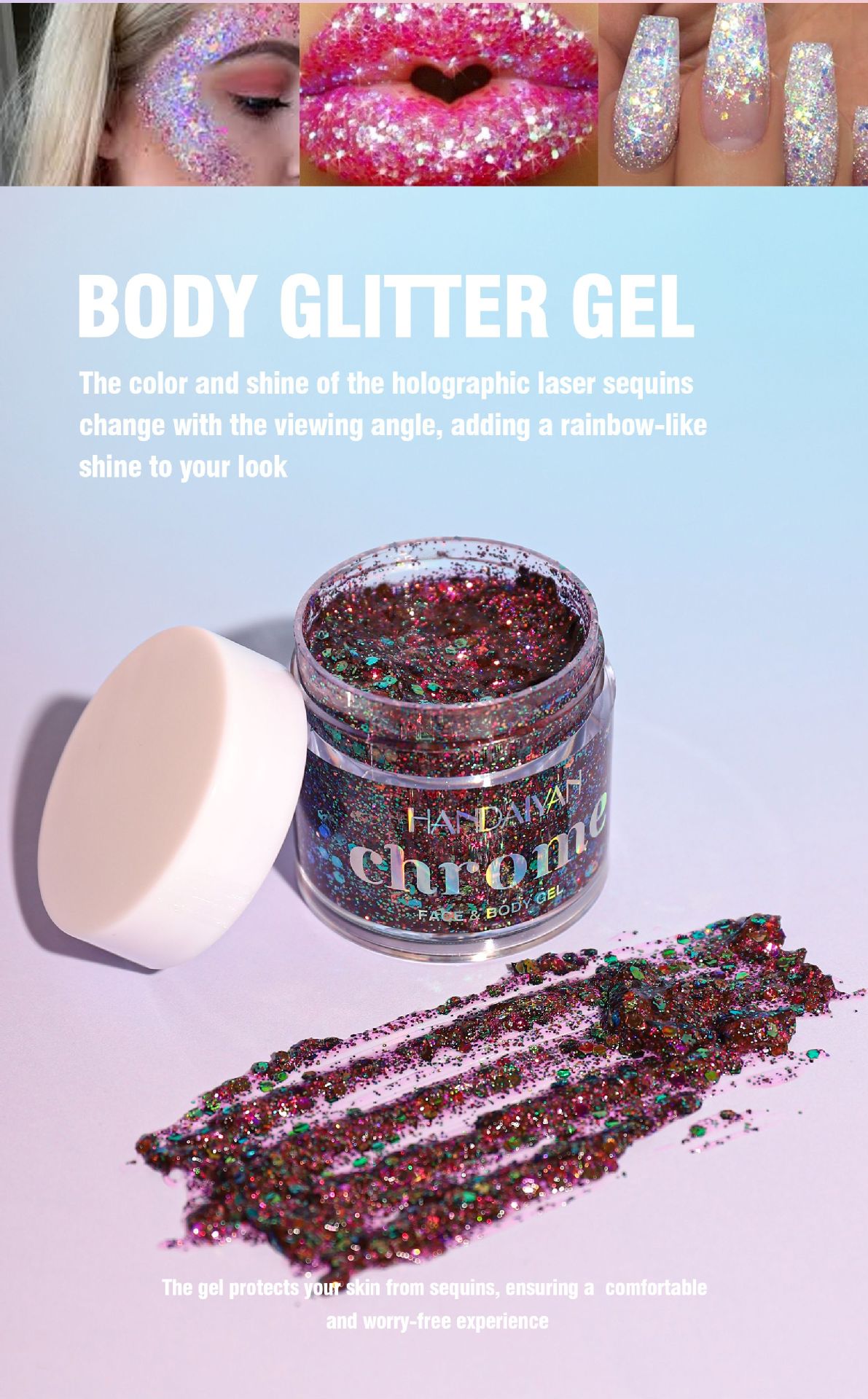 69g Weight Eye Shadow Cosmetic Type Plastic Material Solid Color Pattern Glam Style Glam Solid Color Plastic Eye Shadow 2