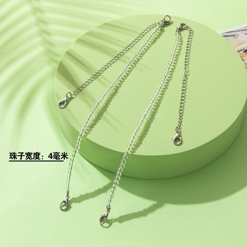 Cordillera de hombro cadena de ropa de abrigo ajustable reemplazable accesorios de diamante de pecho expuestos ropa de perlas