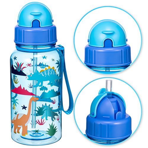 2025 Water Cup Cartoon Pattern Design Leak-Proof Portable Children's Water Cup for School Use
