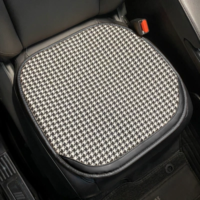 Headrest Pillow, Backrest Neck Pillow - four-seasons-houndstooth-front-row