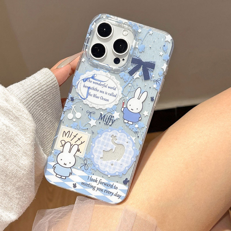 Apple 16PM かわいい漫画 13m Fe 携帯電話ケース iphone15pro 大穴パーソナライズされた保護カバー女性に適しています|undefined