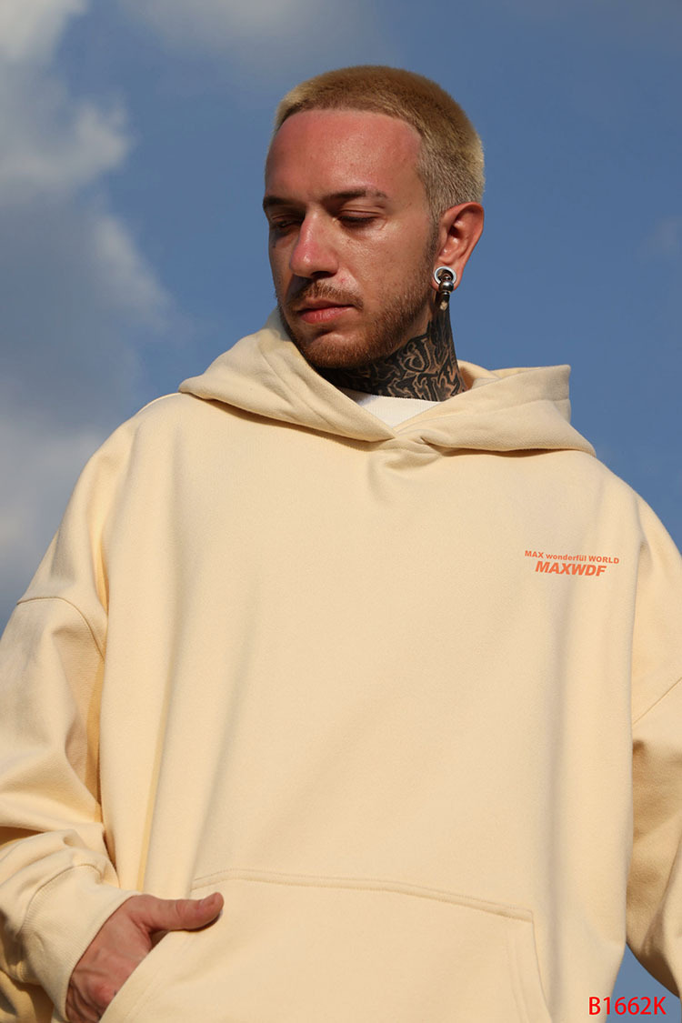 Sweat à capuche pour homme, ample, imprimé portrait, couple, style, lourd, haute qualité, original_voghion.com