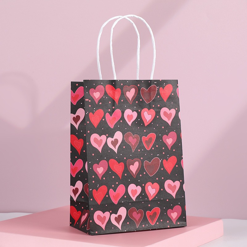 Bolsas de regalo de cumpleaños, bolsas de cartón cartón, bolsas de embalaje para llevar, bolsas de embalaje de regalo de fiesta para niños, bolsas de mano