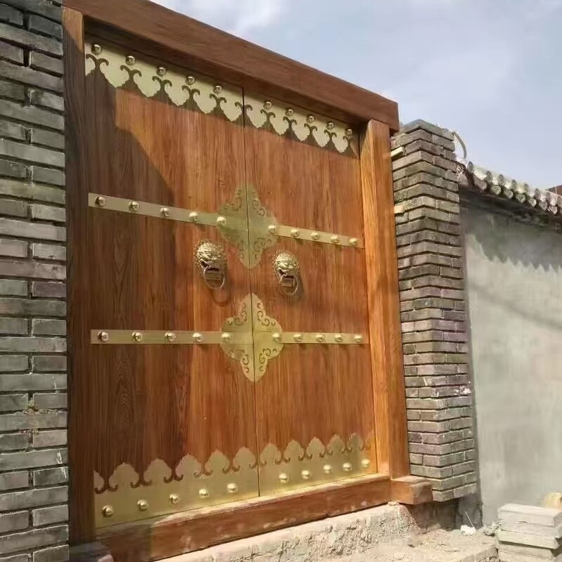 Old Elm Wood Main Door, Retro Villa Courtyard Solid Wood Door, Entrance Door, Rural Decorative Door, Self-Built House Wooden Door Old Elm Wood Main Door, Retro Villa Courtyard Solid Wood Door, Entrance Door, Rural Decorative Door, Self-Built House Wooden Door