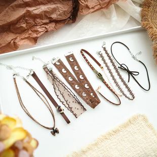 �����¿羳�Ʒ�¿��������¿�ɫ��ɫCHOKER�i�Ů�Ȧ�i���