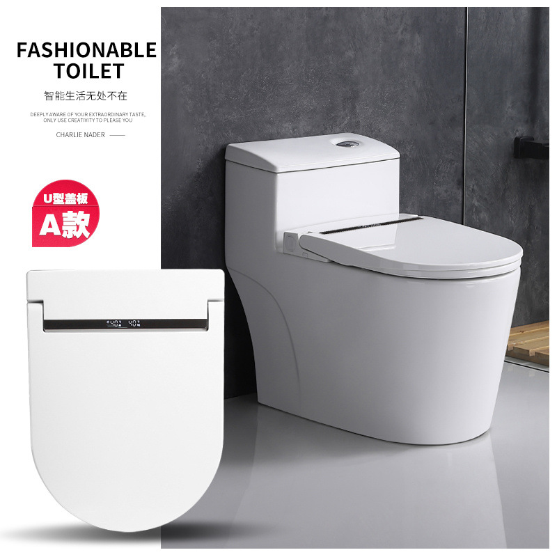cubierta de inodoro inteligente multifuncional con temperatura constante de calor cubierta de inodoro para lavado de mujeres secado automático cubierta de inodoro inteligente para cambiar el voltaje