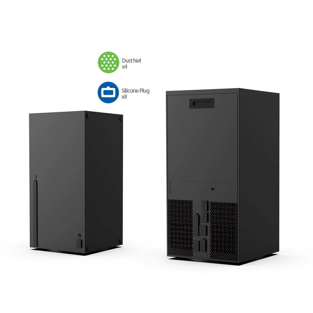 Набор силиконовых пылезаглушек для игровой консоли Xbox Series X, защитная сетка от пыли TYX-2607