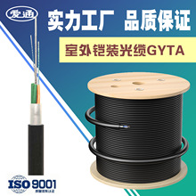 愛通室外鎧裝光纜GYTA 4芯-144芯單模 通信光纜 安防監控架空等