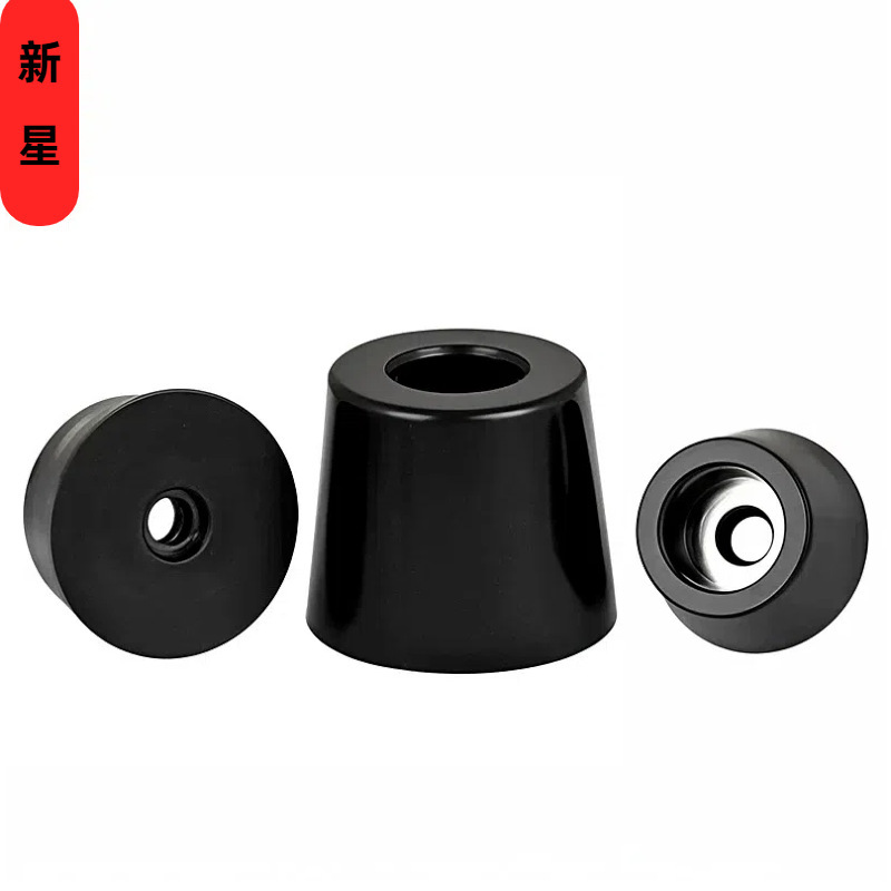環境に優しいゴム製フットパッド、テーブルと椅子用のテーパーマシンフット、オーディオ家具の高さ調整と衝撃吸収フットパッド、機器シャーシのフットゴム|undefined