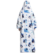 T 99084 Cozy Hooded Footed Pajamas �Ӻ���ñ�Ҿ�˯�� ר