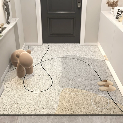 silk ring mat rubs dirt | Avtomobil döşəmə paspasları - li-ran-out-4060cm