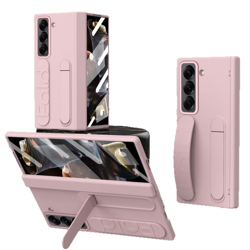 Samsung Z Fold7 携帯電話ケース、磁気ヒンジ、ペンホルダー、リストストラップ、fold6/5/4 シェルとフィルム一体型保護カバーに適しています。|undefined