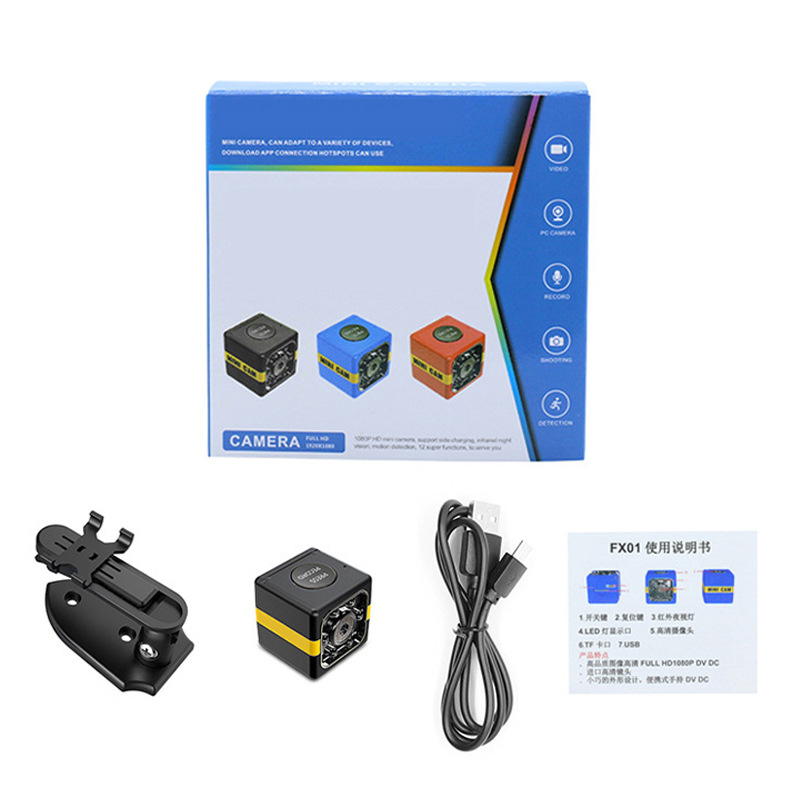 FX01 HD cámara de visión nocturna por infrarrojos deportes al aire libre fotografía aérea 1080p HD deportes Cámara fx01