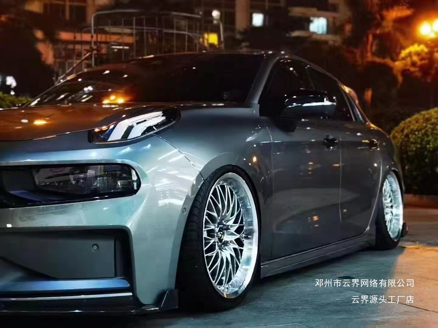 Cloud Realm 18/19/ 20inch Suitable for Dual-Spinning Super Large Polished Edge Car Modification Wheels, Pneumatic Low-Profile Design