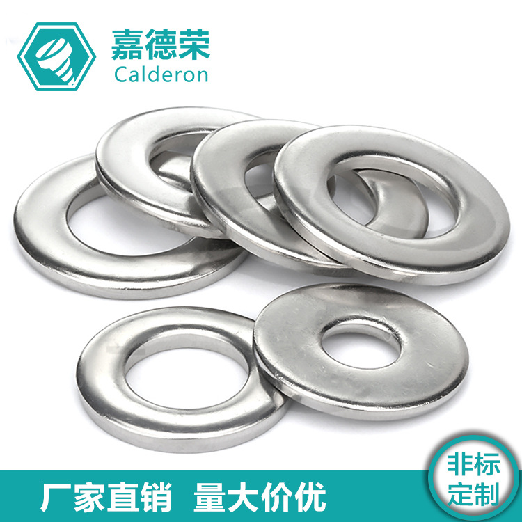 201不锈钢平垫圈DIN125垫片介子垫圈【M1.6M2M6M8M10M12M20M33】
