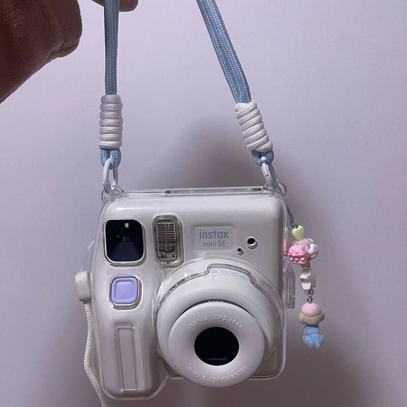 [Minise Transparent Case] Instax Crystal Case Instant Camera Hard Case Protective Case Chain Trendy